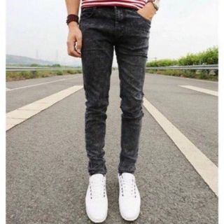 quần jean nam trơn xám lông chuột bao chất đẹp