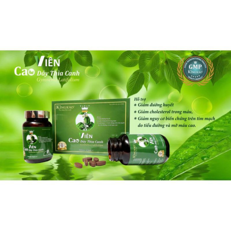 Viên CAO DÂY THÌA CANH KinhKao - Hỗ trợ điều trị tiểu đường