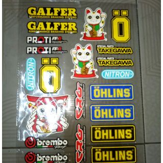 Tem logo phản quang đổ nổi mèo thần tài