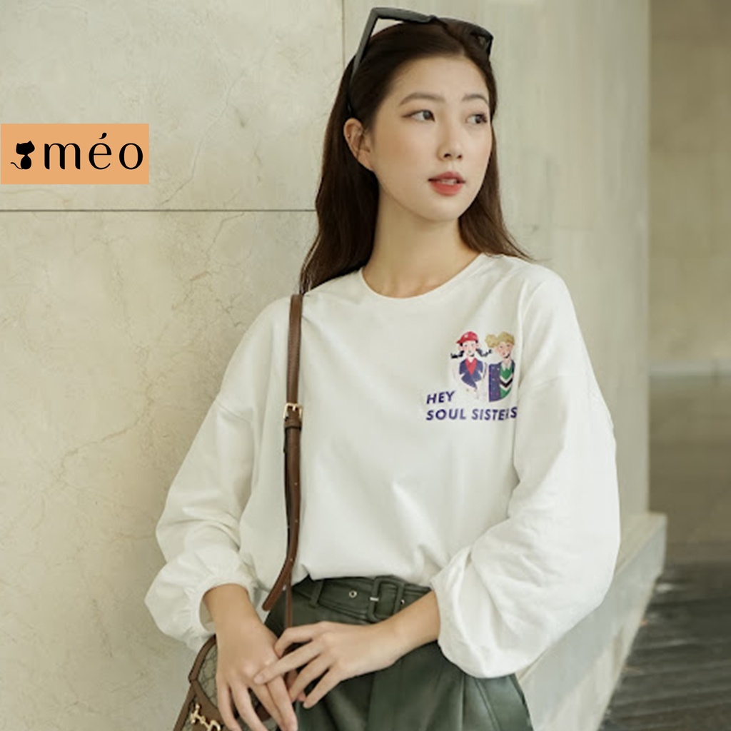 Áo thun dài tay cổ tròn Soul Sister [ Méo shop ]