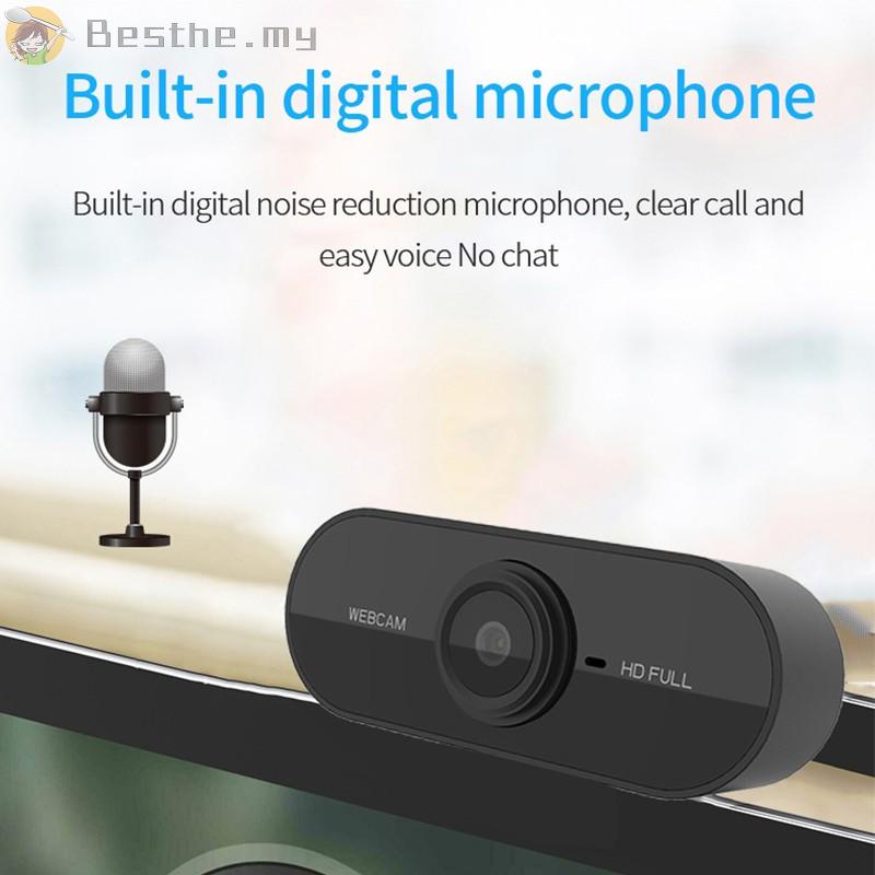 Webcam 1080p Hd Tích Hợp Micro Có Thể Điều Chỉnh 360 Độ Tiện Dụng Cho Máy Tính / Laptop | BigBuy360 - bigbuy360.vn