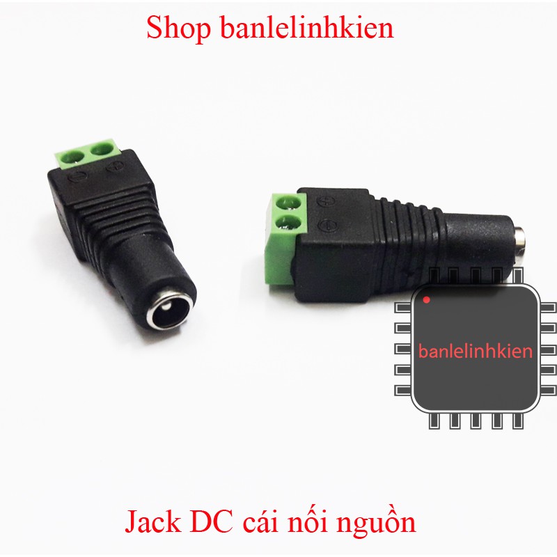 Jack DC nối nguồn đực/cái