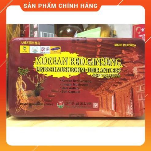 [ Xả Kho ]  [HÀNG MỚI] Đạm Tổng Hợp Hồng Sâm Nhung Linh Chi, Hộp 60 viên