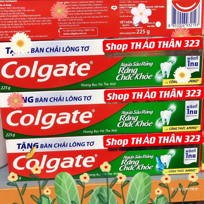 Kem Đánh Răng Colgate/ Răng Chắc Khoẻ Hương Bạc Hà 250g