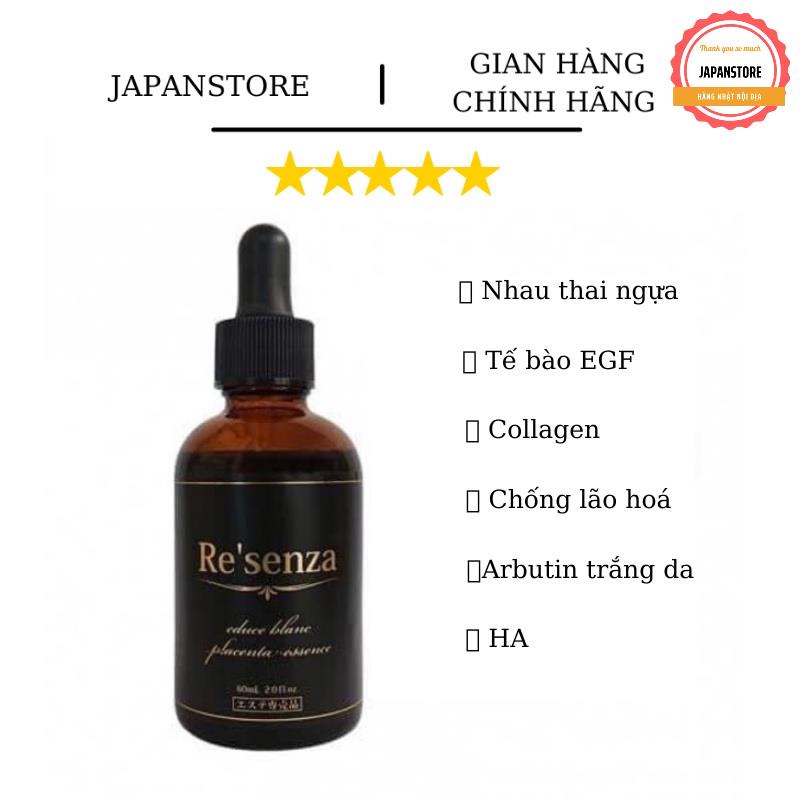 Serum nhau thai ngựa💖FREESHIP💖Tinh chất dưỡng trắng da chiết xuất nhau thai ngựa cao cấp thu nhỏ lỗ chân lông Re'senza