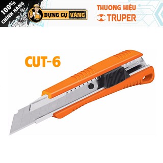 Dao rọc giấy màu cam 18mm truper cut-6