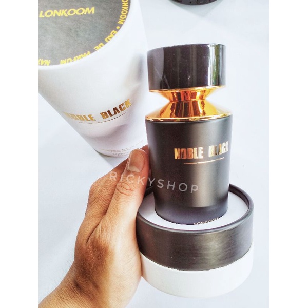 Nước Hoa Nam Nữ Unisex NOBLE BLACK LONKOOM 100ML Sang Trọng Thơm Dai Mùi hương Phấn Thơm