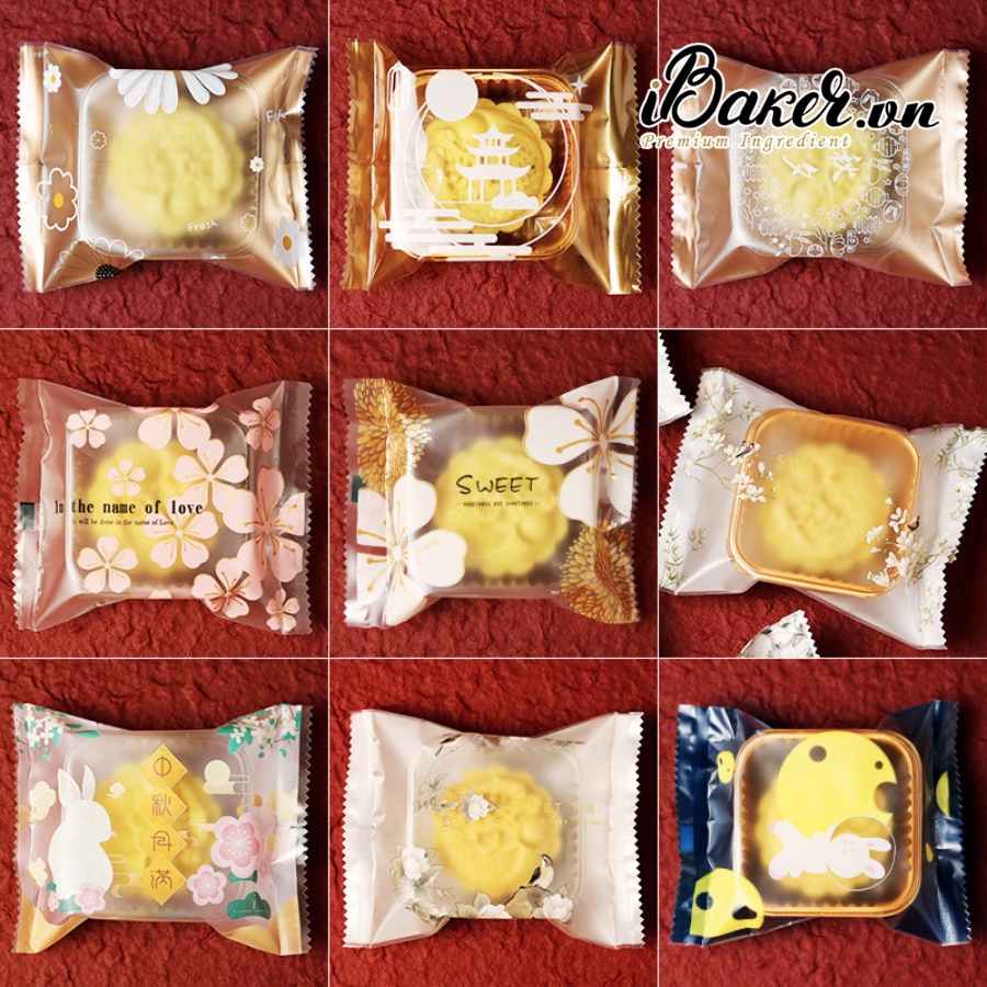 [Set 100 cái] Túi đựng bánh trung thu 100g (11*15cm)