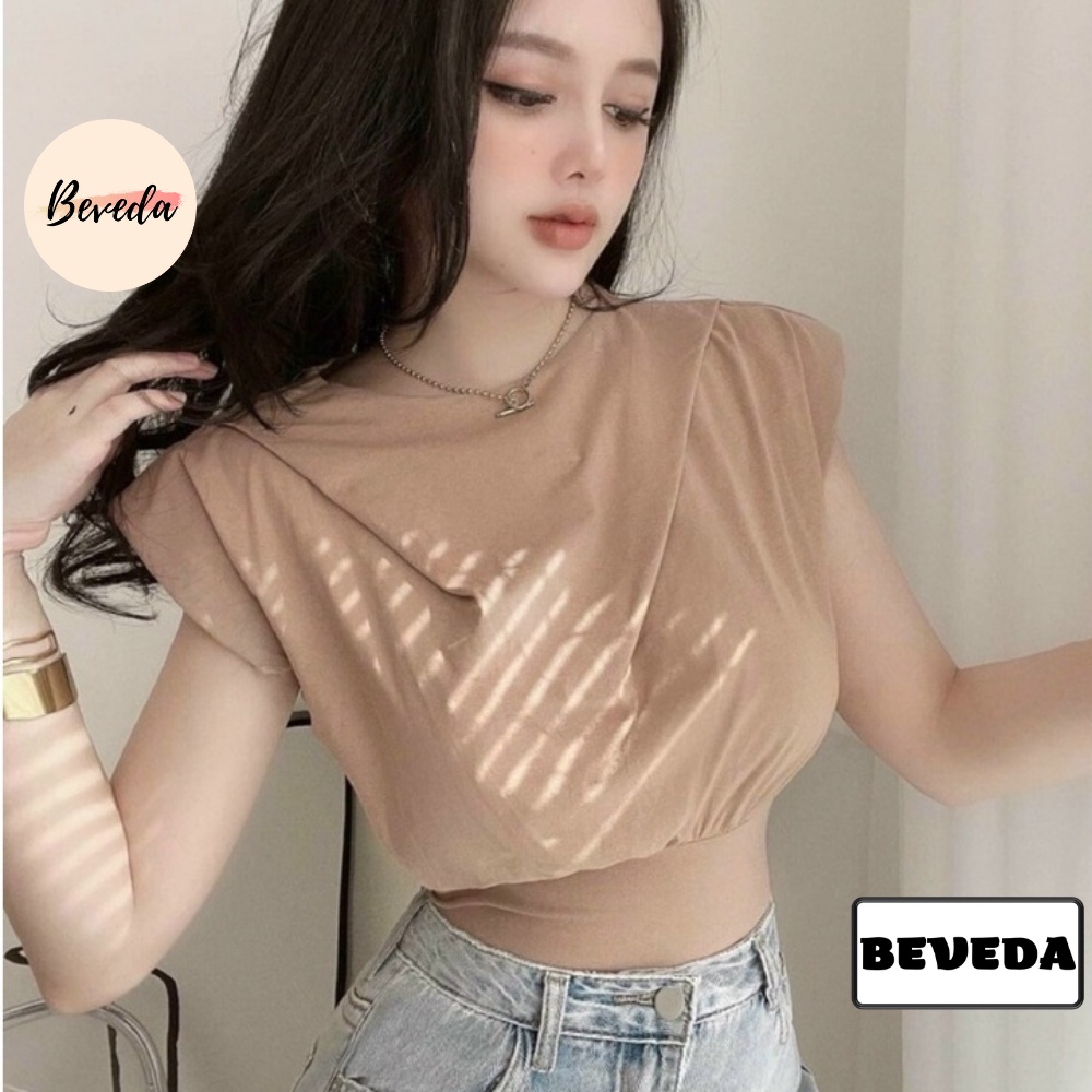 Áo Kiểu Nữ Cánh Dơi Bo Eo Croptop