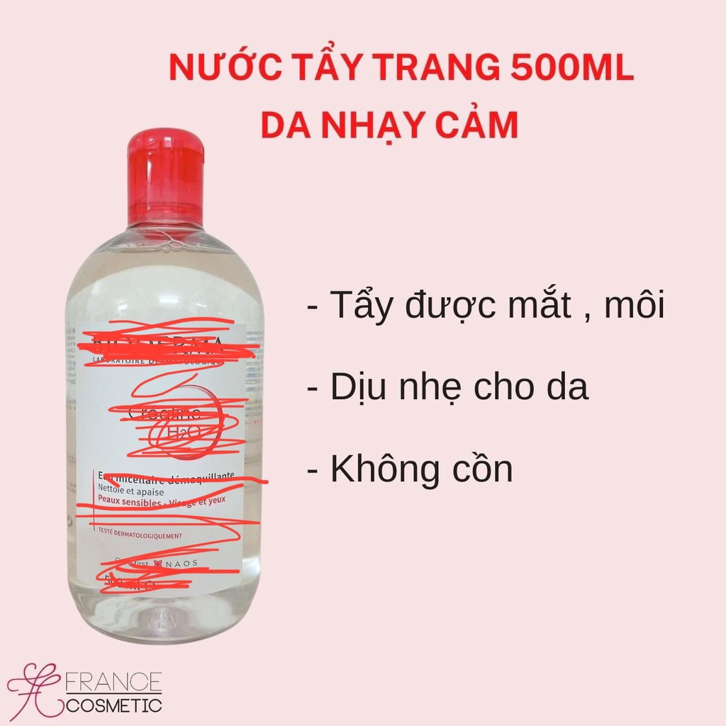 NƯỚC TẨY TRANG 500ML NHÃN HỒNG
