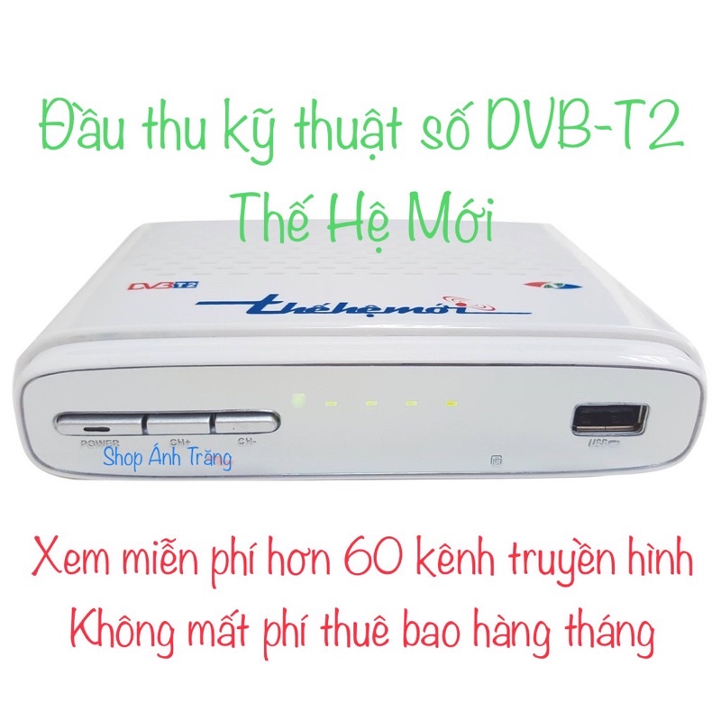 Đầu thu kỹ thuật số DVB-T2 Thế Hệ Mới & Hùng Việt