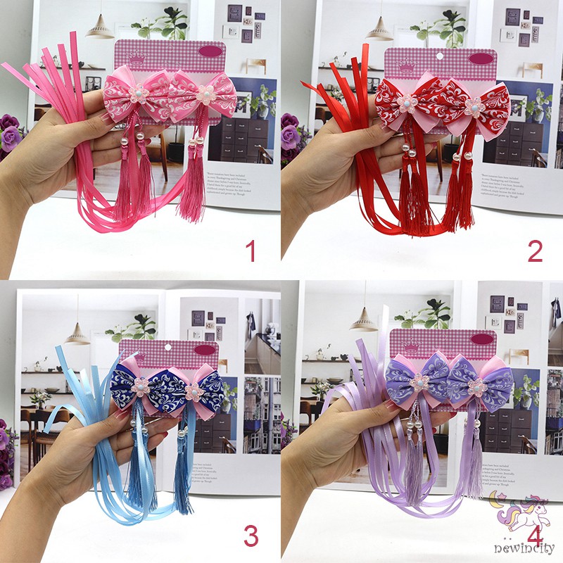 Phụ Kiện Cài Tóc Tua Rua Phong Cách Trung Hoa