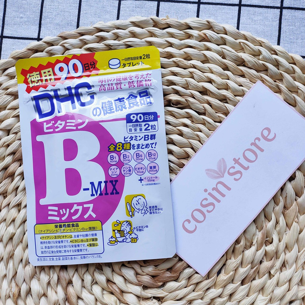 Viên Uống Vitamin B Tổng Hợp DHC Vitamin B Mix 180 Viên 90 Ngày Dùng