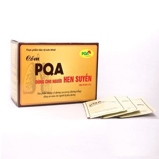 Pqa cốm hen suyễn hộp 25 gói dùng cho người hen suyễn, viêm phế quản, copd