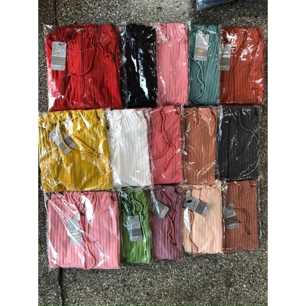 [43-53kg] Áo Khoác Thun Gân Trơn Vải Mềm Mại, Rất Mát. Áo Khoác Nữ 6 Túi Vải Đẹp [TGT]