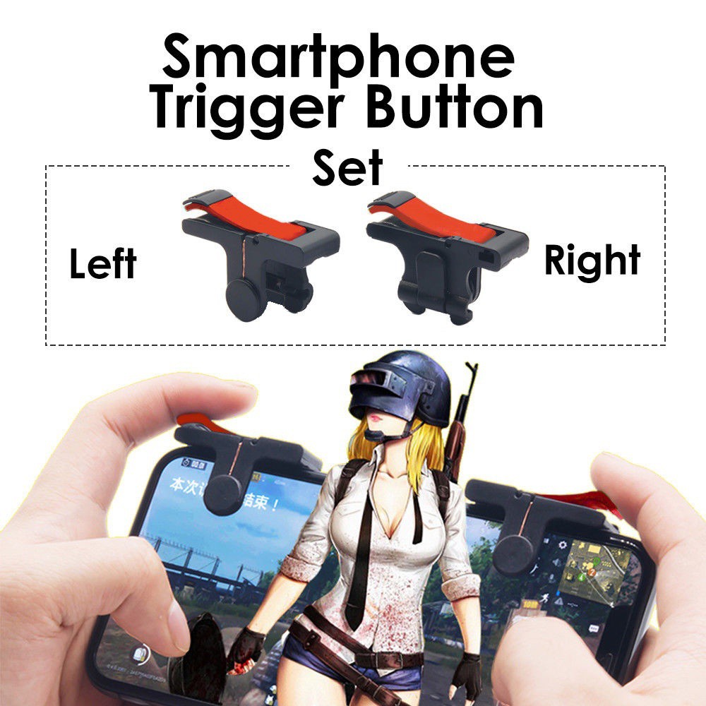 Set 2 nút bấm gắn rời hỗ trợ chơi game trên điện thoại thông minh