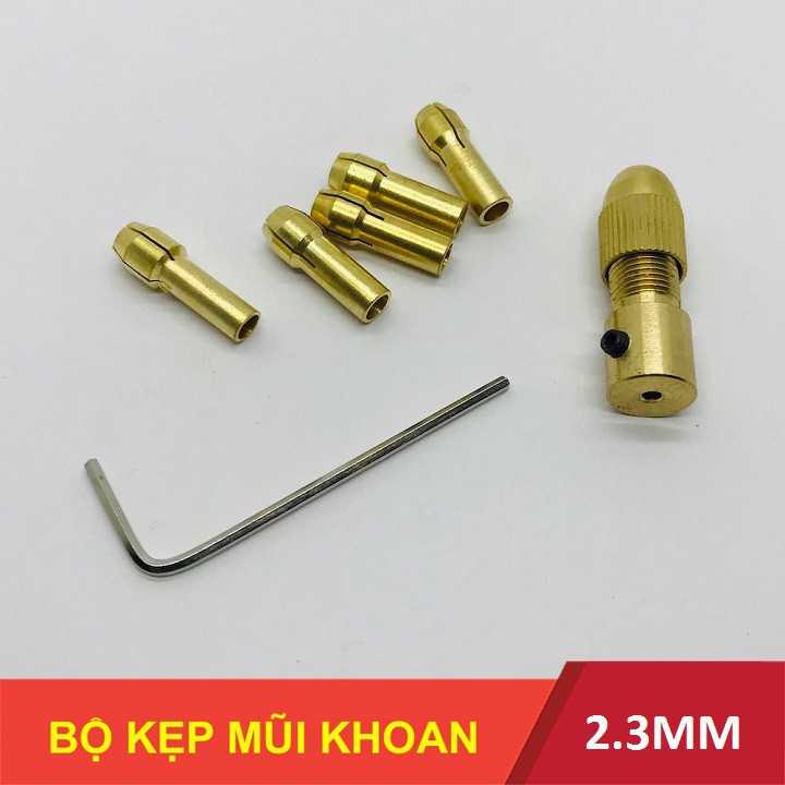 Bộ 5 Đầu Kẹp Mũi Khoan Mini