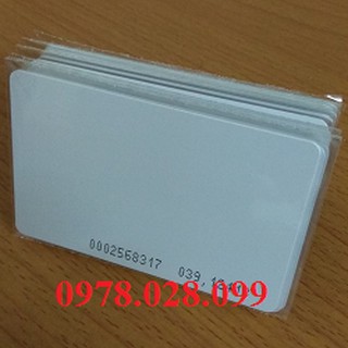 Sét 40 thẻ từ máy chấm công, thẻ cảm ứng dùng cho máy chấm công