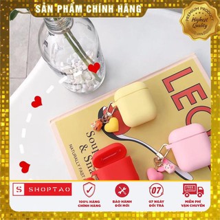 Case airpod 1,2 silicon trơn họa tiết