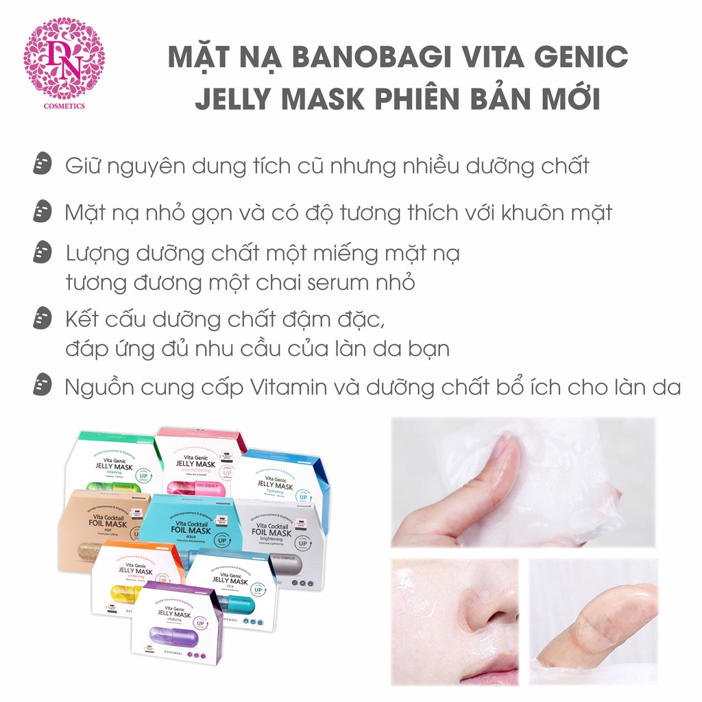 Mặt nạ giấy dưỡng da Banobagi Vita Genic Jelly Mask Miếng 25ml