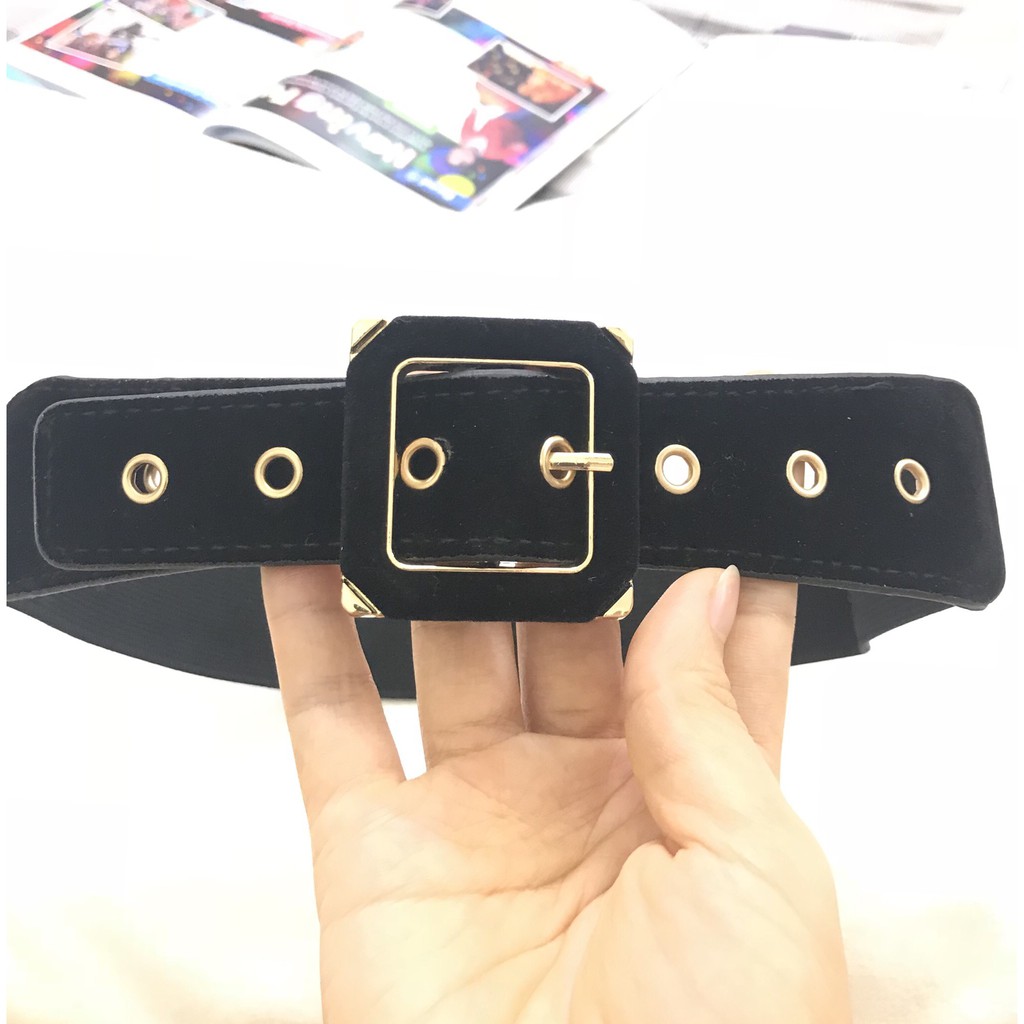 Đai thắt váy, belt dành cho nữ có chun co giãn phối váy đầm. Hàng đẹp. Chất nhung, chun co giãn | BigBuy360 - bigbuy360.vn