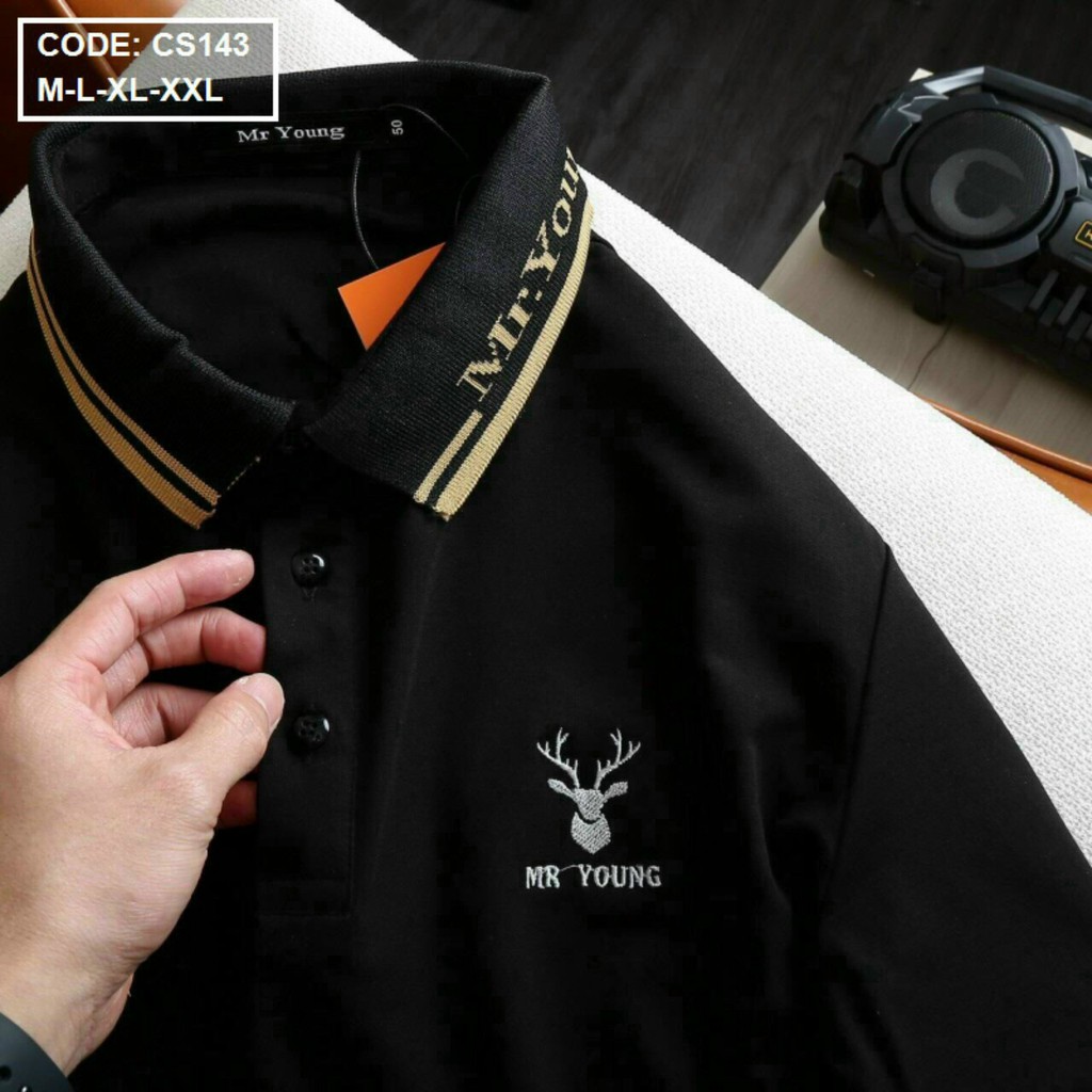 ÁO POLO THUN TAY NGẮN CAO CẤP NAM ( 4Màu ) - Chất thun cá sấu cotton 100% co giãn 4 chiều | BigBuy360 - bigbuy360.vn