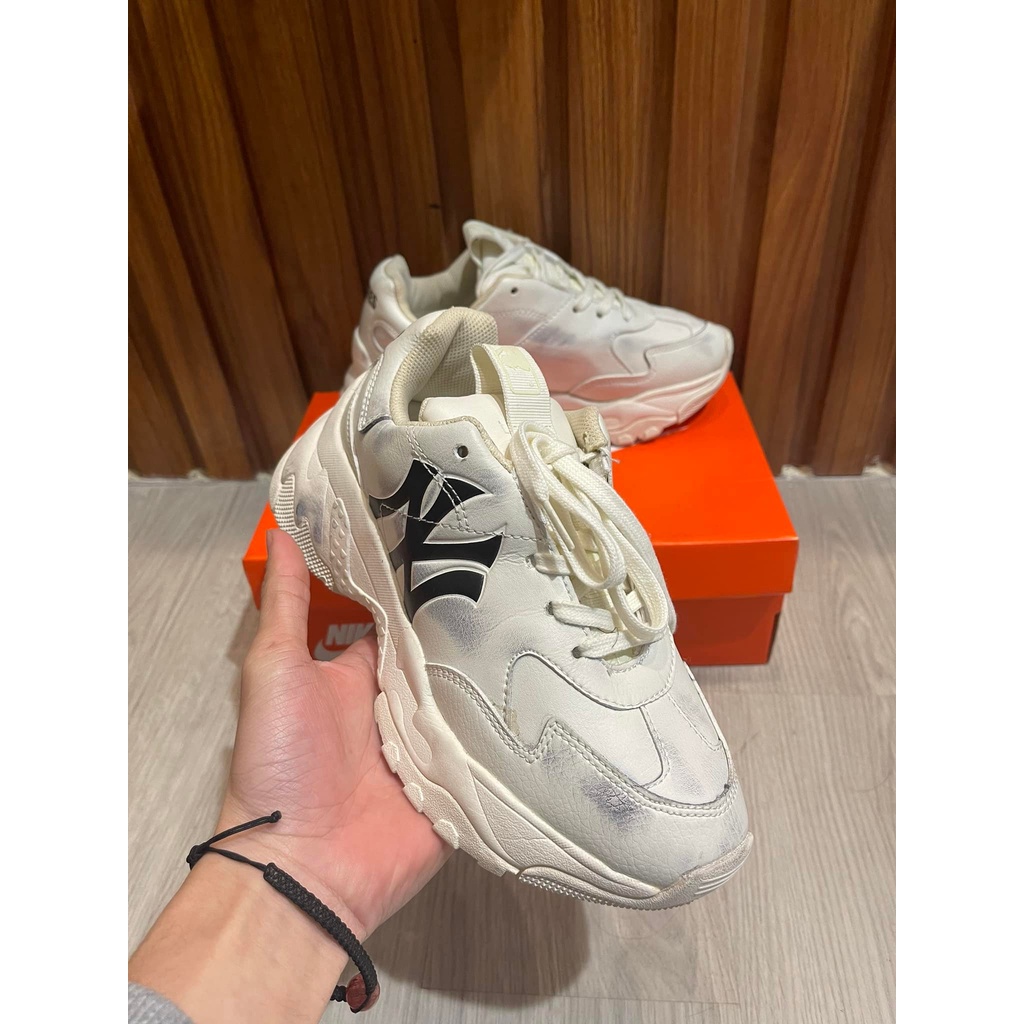 Giày thể thao nam nữ đế cao NY bẩn,Giày 𝐌𝐋𝐁 Đen NY Trắng bẩn | BigBuy360 - bigbuy360.vn
