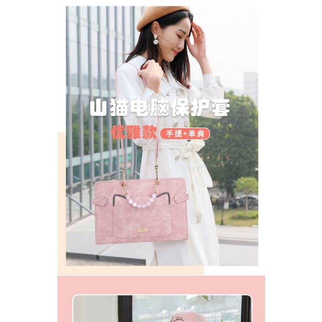 Laptop Case Suitable for Lenovo ASUS A Dou Dell Cute Computer Bag Female 1z4D