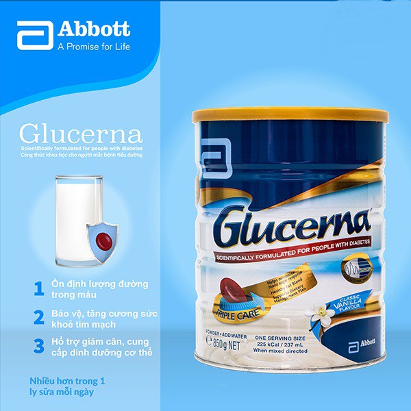 [2022]Sữa Glucena 850g - Úc