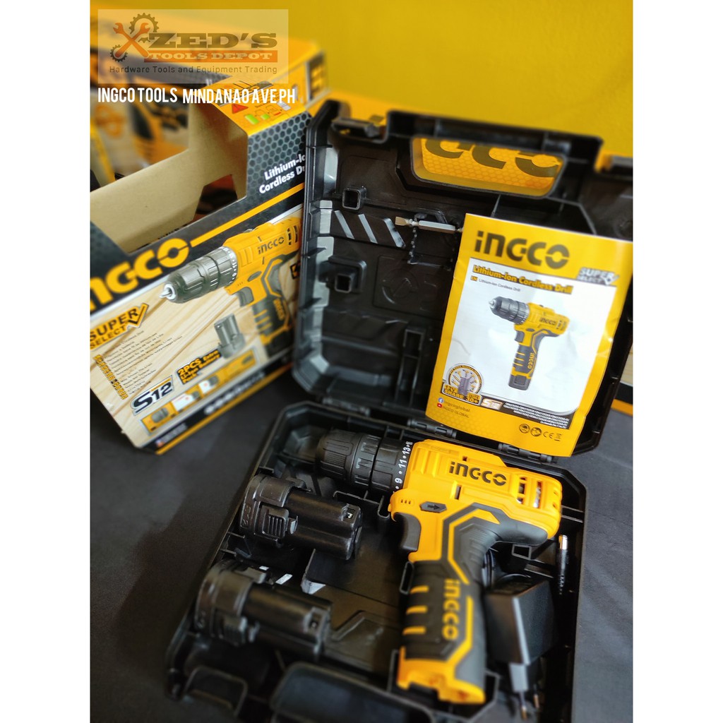 MÁY KHOAN VẶN VÍT DÙNG PIN INGCO 12V CDLI12325