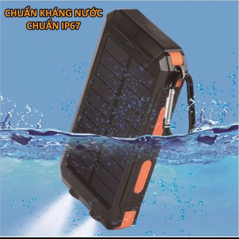 Sạc Pin Dự Phòng Năng Lượng Mặt Trời - 20000 mAh