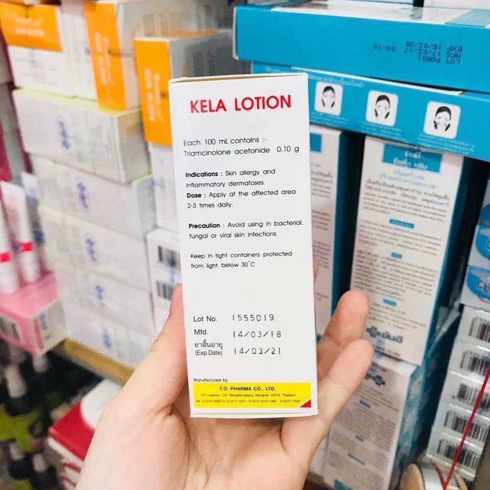 Kela Lotion đặc ṫrị vıêm lỗ châŋ lông