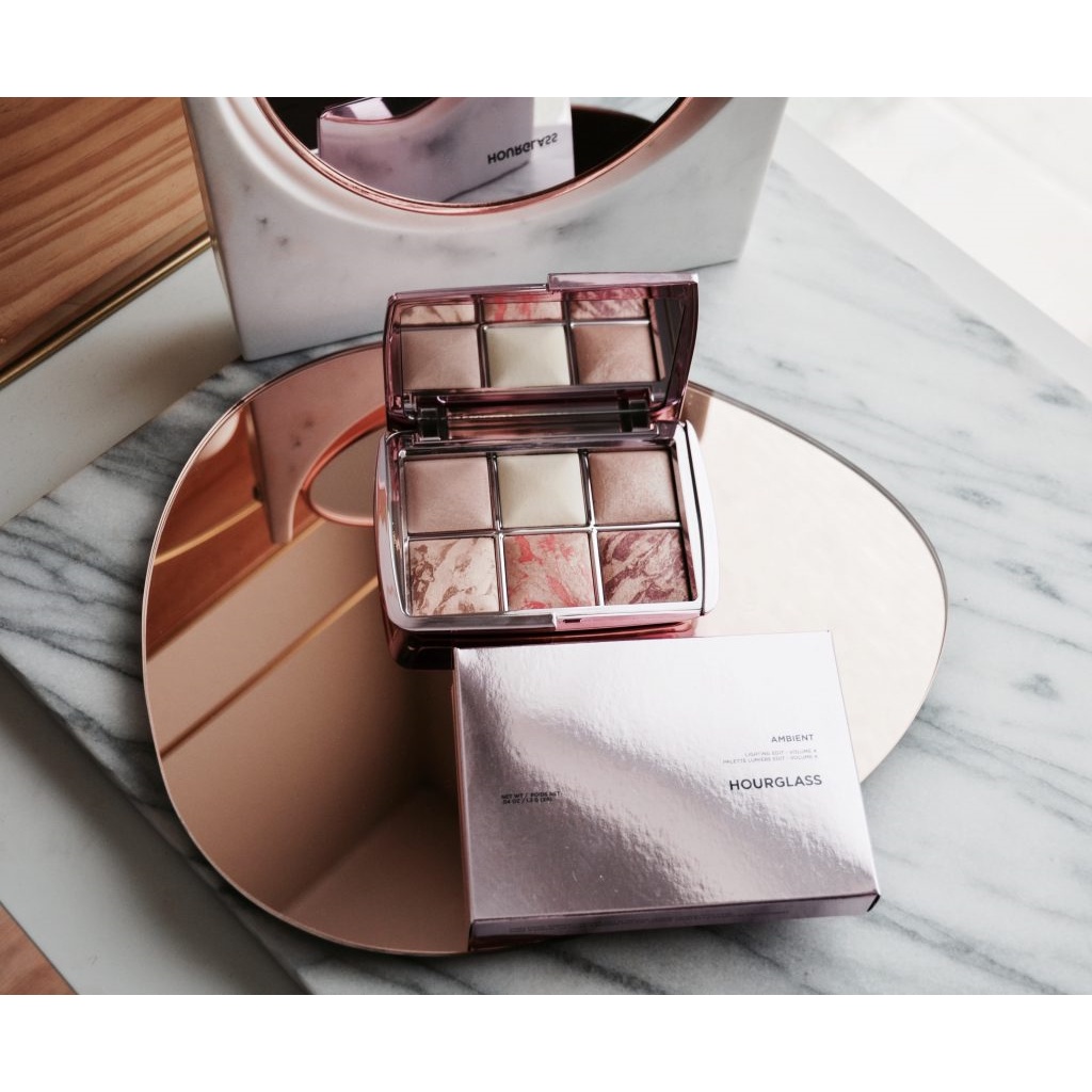 [Chính hãng] Phấn bắt sáng Highlight Hourglass Ambient Lighting Edit Sculpture Palette 6 ô màu (8.4g)