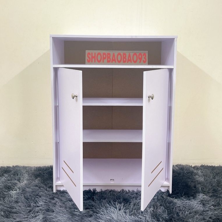 Tủ Gỗ Tủ Giày Dép Thông Minh Tủ Đựng Đồ Đa Năng Chất Liệu MDF Trắng Hiện Đại - T60