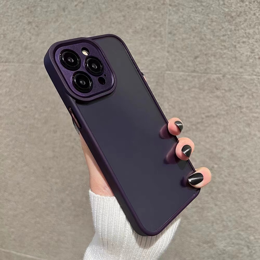 Ốp Điện Thoại acrylic Cứng Trong Suốt Bảo Vệ Ống Kính Máy Ảnh Cho compatible for iphone 14 pro max 14 14 plus 14 pro