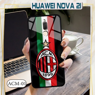 Ốp đội bóng Huawei Nova 2i - Lưng kính cường lực