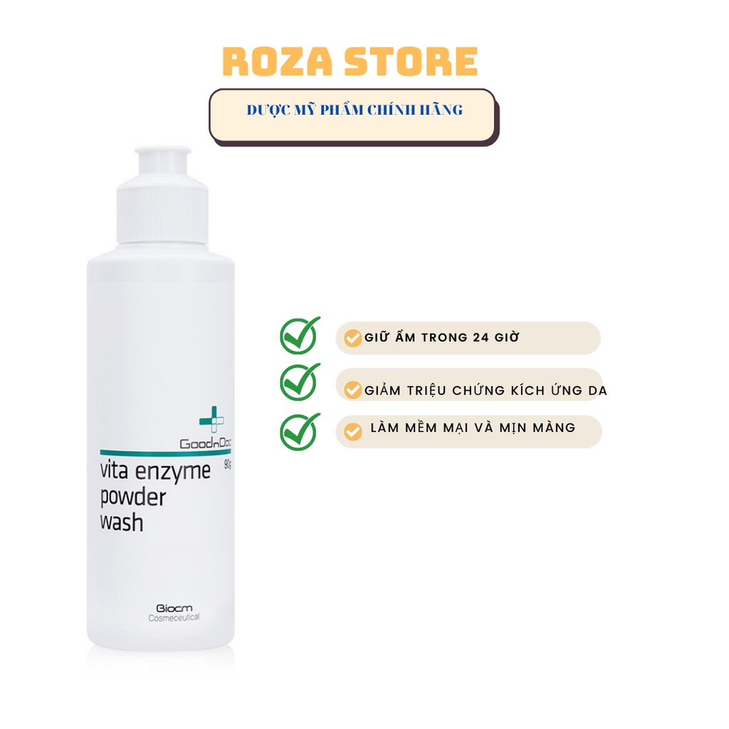 Bột rửa mặt GoodnDoc Vita Enzyme Powder Wash
