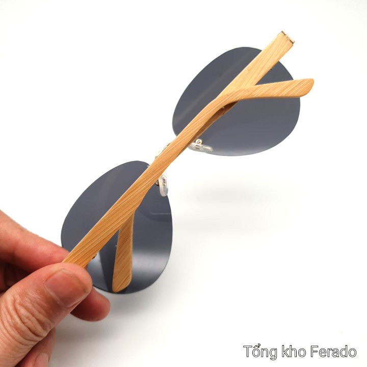 Kính Mắt Gọng Gỗ Thời Trang Chống Tia UV