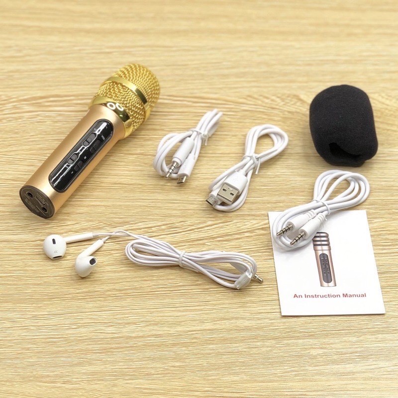 Mic C11 Nâng Cấp ⚡FREE SHIP⚡ Míc Bắt Xa 2 Mét , Được Nâng Cấp IC Hát Cực Nhẹ . Âm Thanh Cực Hay , Dễ Sử Dụng