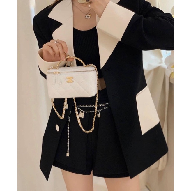 Túi xách quai kim loại dây xích