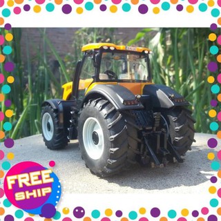 Xe Máy Cày mô hình kim loại bánh lốp đẹp màu đen vàng