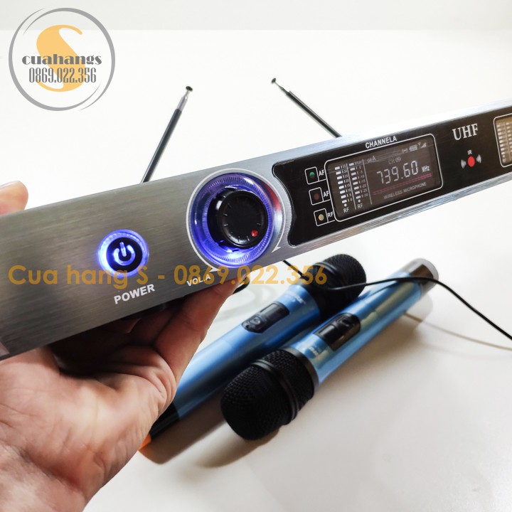 Bộ 2 micro không dây karaoke chuyên dụng BLX9C