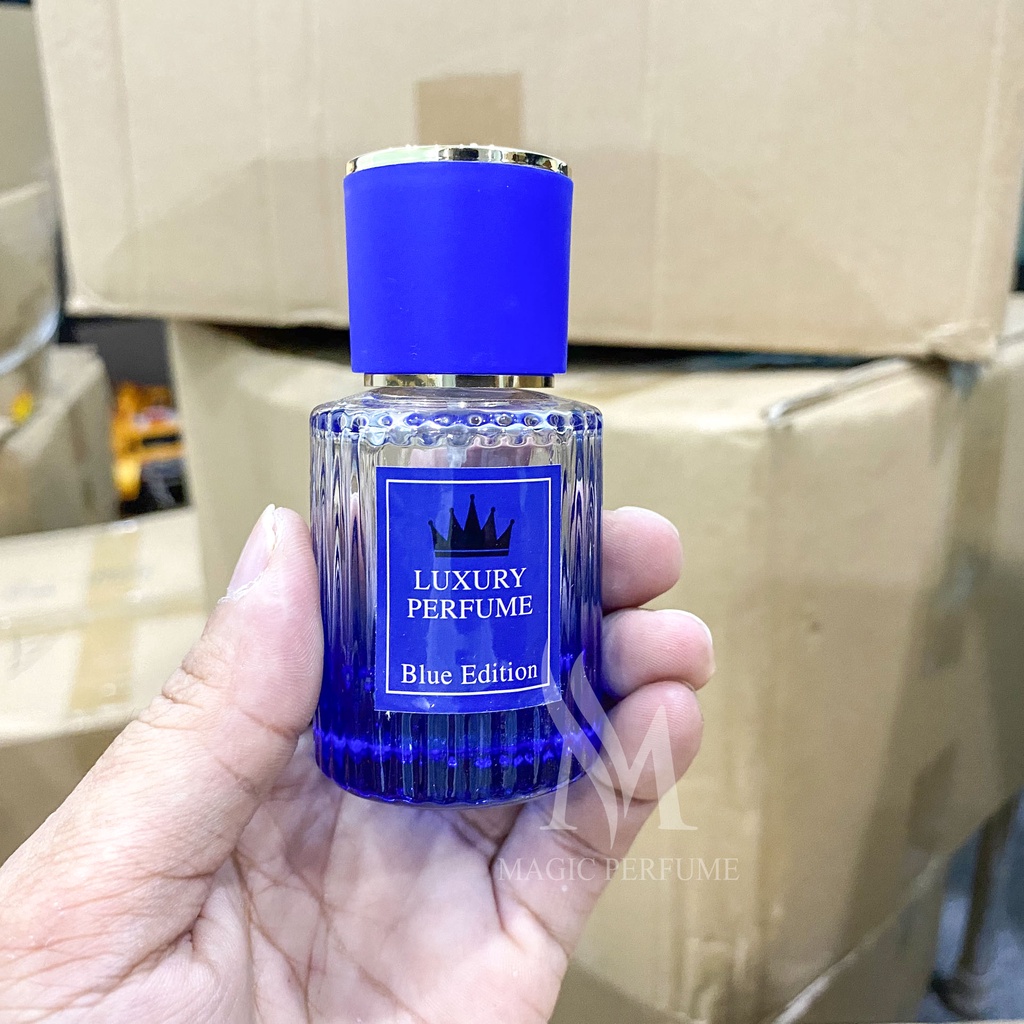 Chai chiết nước hoa thủy tinh cao cấp 30ml loại tròn có vân nhiều màu dạng phun sương