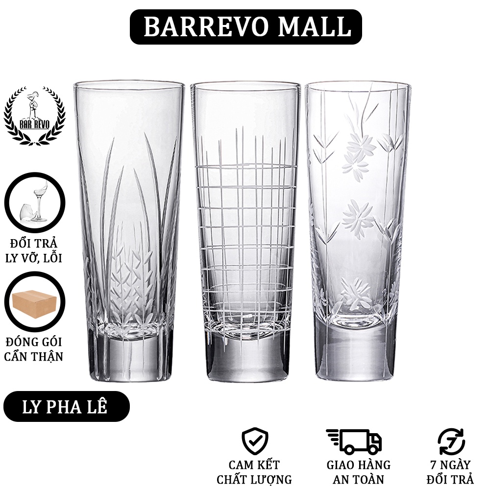 Highball Tumbler Crystal Glass - Ly Pha Lê
