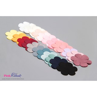 *TÚI 10C - CÁNH HOA LỤA 6 CÁNH 2 CỠ 6CM VÀ 8CM dùng làm hoa vải, hoa cài áo, hoa trang trí may mặc, phụ liệu mặc