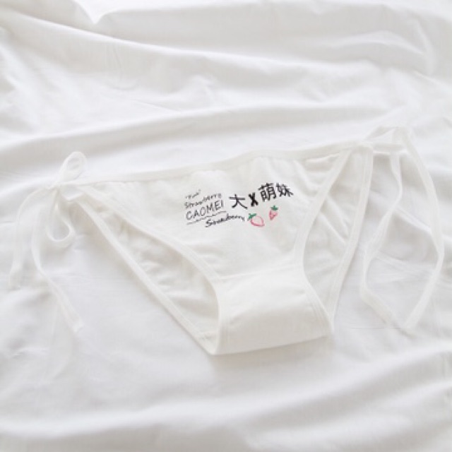 Quần Lót Cotton Buộc Dây Nữ Sinh Nhật Bản ( QL : 199 ) Hàng Loại Đẹp.
