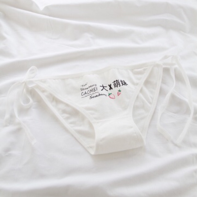 Quần Lót Cotton Buộc Dây Nữ Sinh Nhật Bản  Hàng Loại Đẹp.