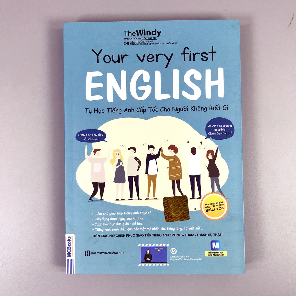 Sách -  Your Very First English - Tự Học Tiếng Anh Cấp Tốc Cho Người Không Biết Gì