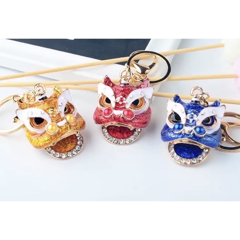 Móc chìa khóa cá tính phong cách sư tử