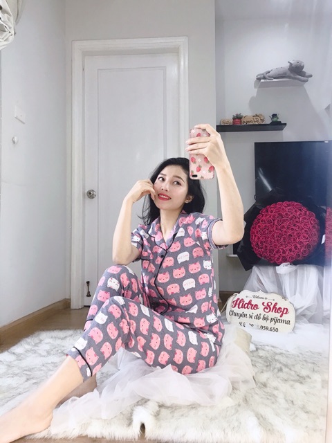 bộ Pijama tay ngắn quần dài